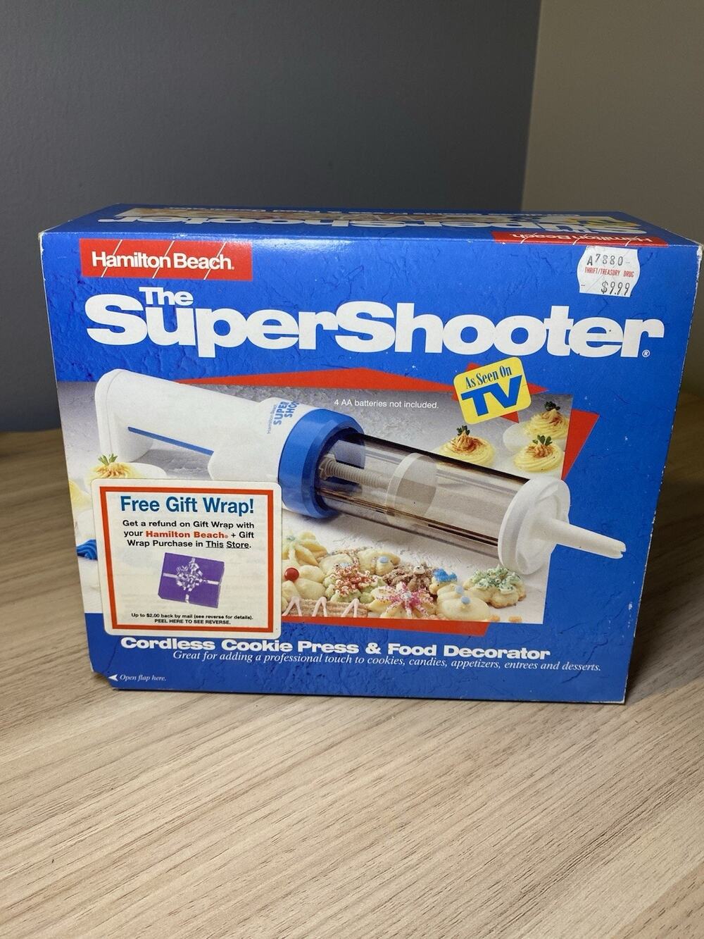 Hamilton Beach The Super Shooter Cordless Cookie Press & Food Decorator